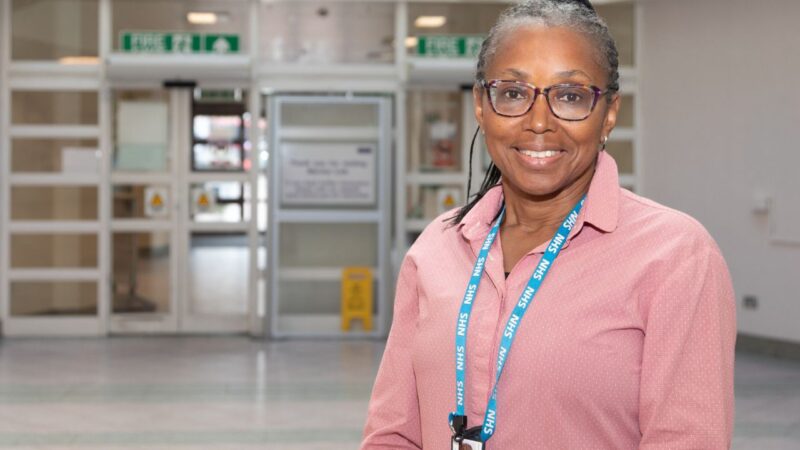 Portrait of Funke Lawal pharmacist Merton