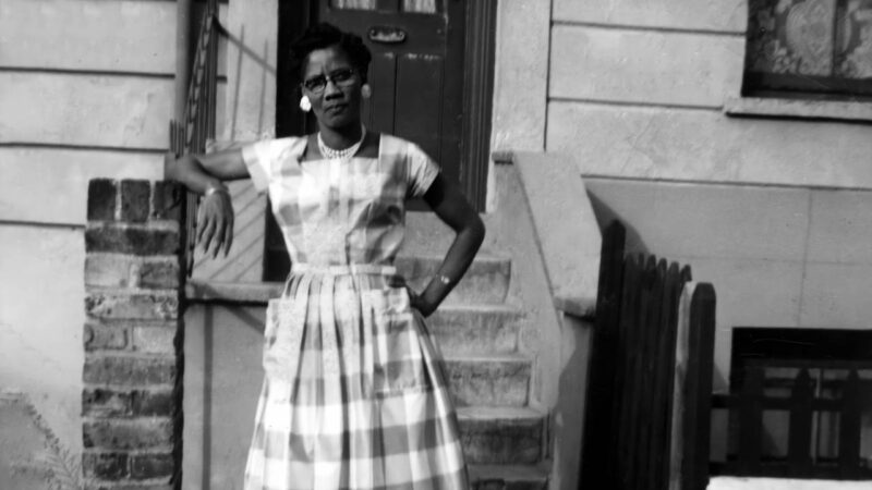 Black & white photo of Dororthee who came to the UK in 1958 and inspired the creation of Five Aside Theatre