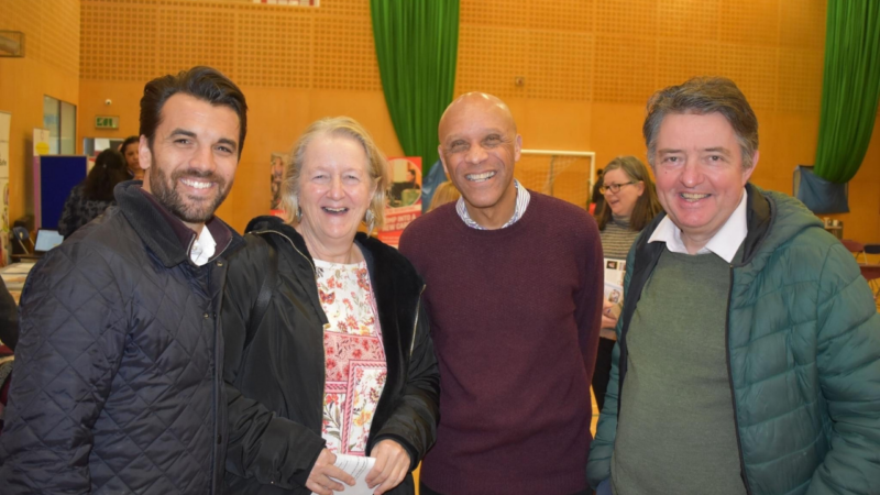 Roundshaw residents at wellbeing event