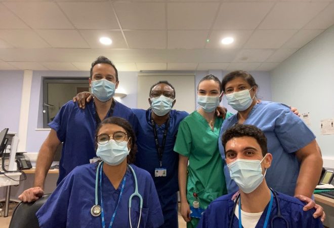 One of the elective surgery teams at the Croydon Elective Care Centre