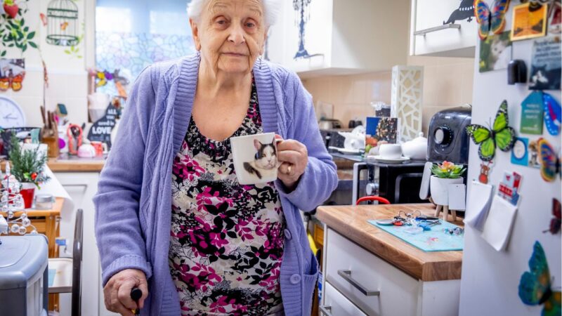 Older lady in her kitchen for Merton frailty project