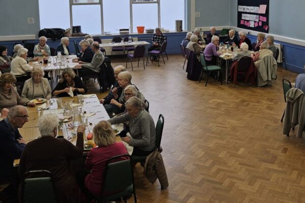 people have lunch at friends in st helier (F.I.S.H) event