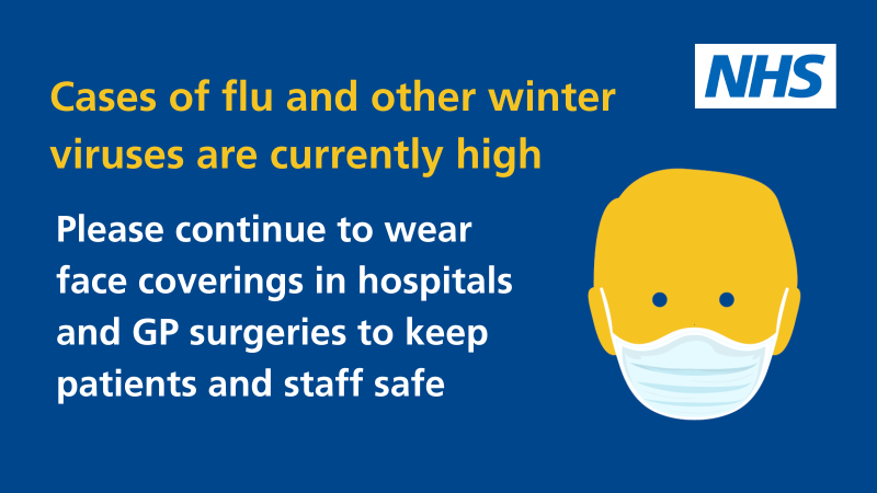 Cases of flu and other winter viruses are currently high