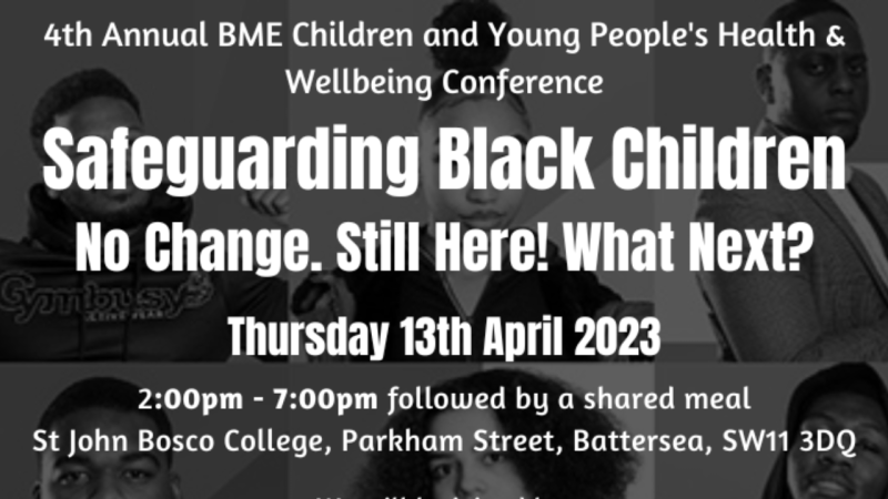 BME Children and young people's conference flyer